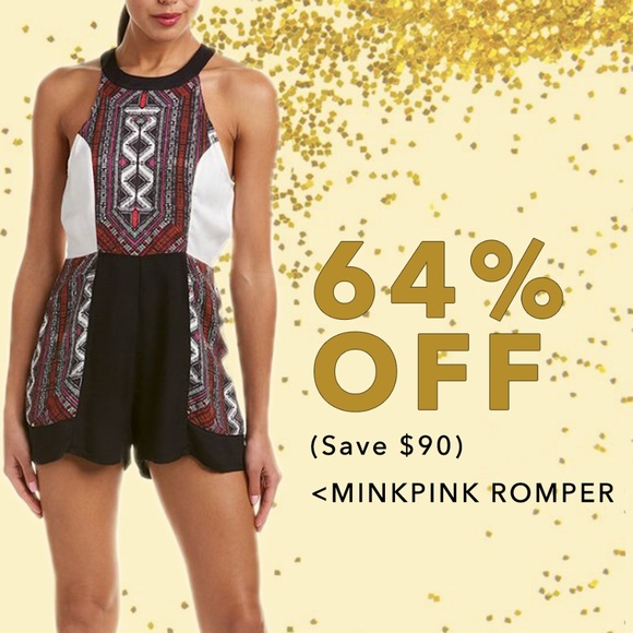 MINKPINK Tribal Print Romper - Picture 2 of 4